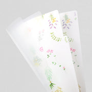 Midori Archivador transparente con flores secas — foto 5
