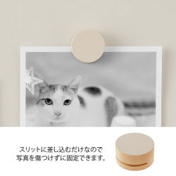 Midori Clip de madera gris — foto 4