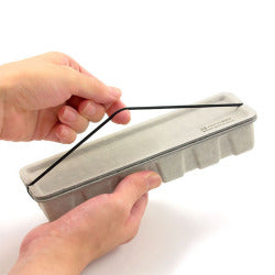 Midori Estuche de Bolígrafos de Papel Pulpeado Gris — foto 6