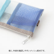 Midori estuche para bolígrafos malla azul — foto 4