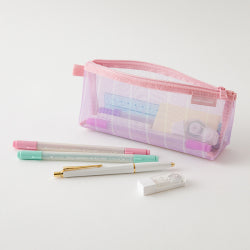 Midori Estuche de bolígrafos de malla púrpura — foto 3