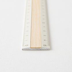 Midori Regla de Aluminio y Madera — foto 3