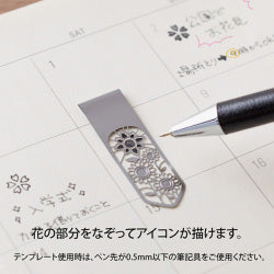 Midori Marcador Clip Floral — foto 4