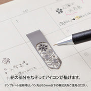 Midori Marcador Clip Floral — foto 4