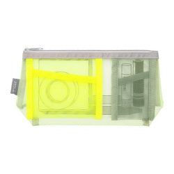 Midori Bolsa de malla con solapa amarillo-verde — foto 1