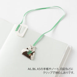 Midori Marcador con osito polar bordado — foto 4