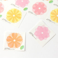 Midori Sellos para papel de colores transparente con flores — foto 3