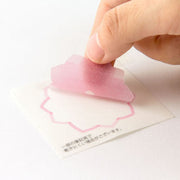 Midori Sellos para papel de colores transparente con flores — foto 4