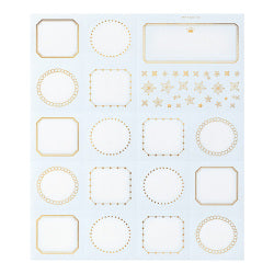 Midori Seals para papel de colores estrellas azul — foto 2