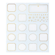 Midori Seals para papel de colores estrellas azul — foto 2
