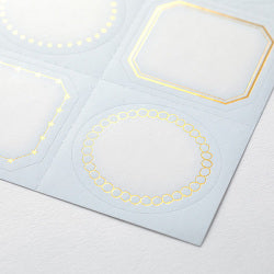 Midori Seals para papel de colores estrellas azul — foto 3