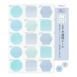 Midori Sellos semitransparentes para papel de colores — foto 1