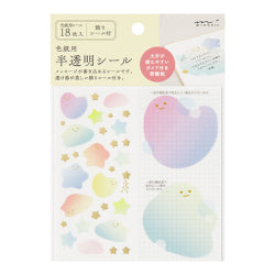Midori Sellos semitransparentes para papel de colores — foto 1