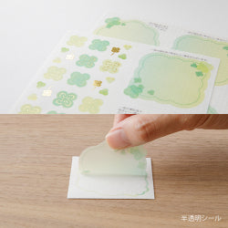 Midori Sellos semitransparentes clover — foto 3