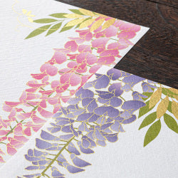 Midori Cuaderno de notas con flores de wisteria — foto 4