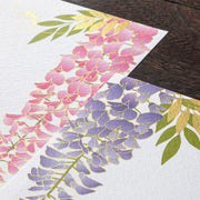 Midori Cuaderno de notas con flores de wisteria — foto 4