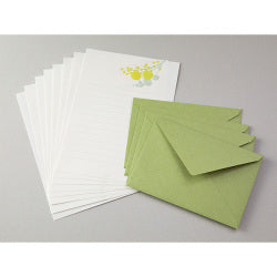 Midori set de cartas con impresión tipográfica — Ramo amarillo — foto 5