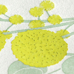 Midori set de cartas con impresión tipográfica — Ramo amarillo — foto 6