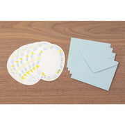Midori set de cartas troquelado — Corona floral azul — foto 2