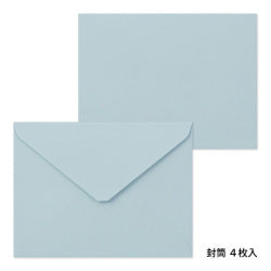 Midori set de cartas troquelado — Corona floral azul — foto 4