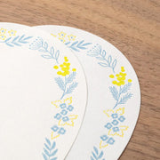 Midori set de cartas troquelado — Corona floral azul — foto 6