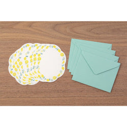 Midori Conjunto de cartas estampado limón — foto 2