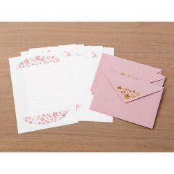 Midori Conjunto de Cartas con Sobre de Flores Pequeñas — foto 2