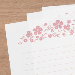 Midori Conjunto de Cartas con Sobre de Flores Pequeñas — foto 5