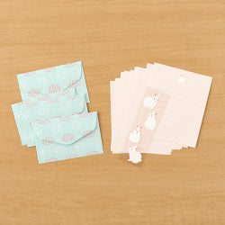 Midori Conjunto de Cartas Miniatura con Sellos de Conejo — foto 2