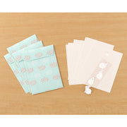 Midori Conjunto de carta con sellos de conejo — foto 2