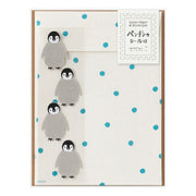 Midori Set de Cartas con Sellos de Pingüino — foto 1