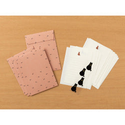 Midori Conjunto de cartas con sellos de gatos negros — foto 2
