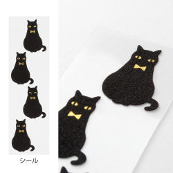 Midori Conjunto de cartas con sellos de gatos negros — foto 5