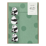 Midori Conjunto de Cartas con Sellos de Pandas — foto 1