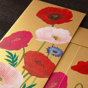 Midori Cuaderno de sobres con amapola — foto 3