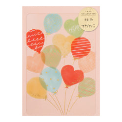 Midori Tarjeta transparente con globos — foto 1
