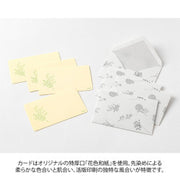 Midori Mini Tarjetas de Carta en Papel Washi Amarillo — foto 2