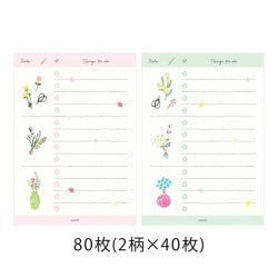 Midori Memoria para lista de tareas con flores secas — foto 4