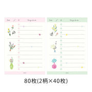 Midori Memoria para lista de tareas con flores secas — foto 4