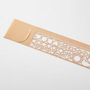 Midori Clip Regla de cobre con flores — foto 4