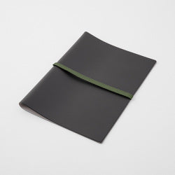 Midori Cubierta para 2 Cuadernos Negro y Gris — foto 3