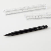 Midori Bolígrafo de tinta gel hexagonal negro — foto 3