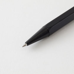 Midori Bolígrafo de tinta gel hexagonal negro — foto 4