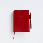 Cubierta de cuero para Hobonichi 5-Year Techo (Rojo) — Tamaño A6 — foto 1