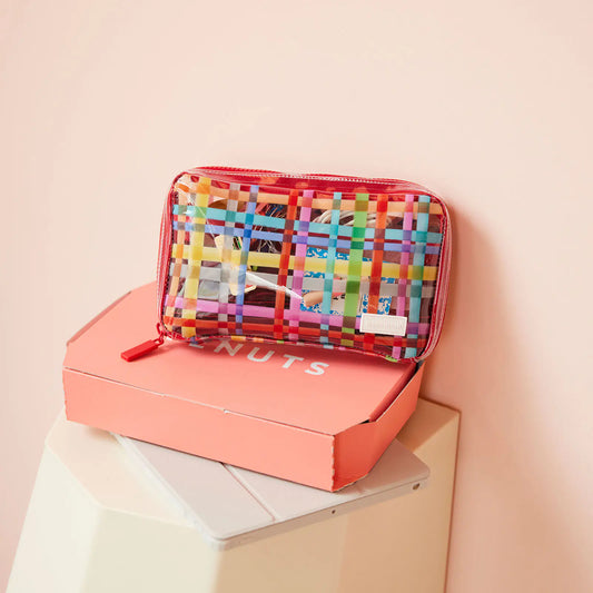 Organizador Clear Plaid — Drawer Pouch Áne — foto 1
