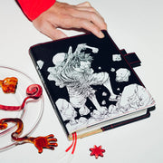 Cubierta para agenda ONE PIECE magazine — Straw Hat Luffy (Black) — A5 Cousin Size — foto 1