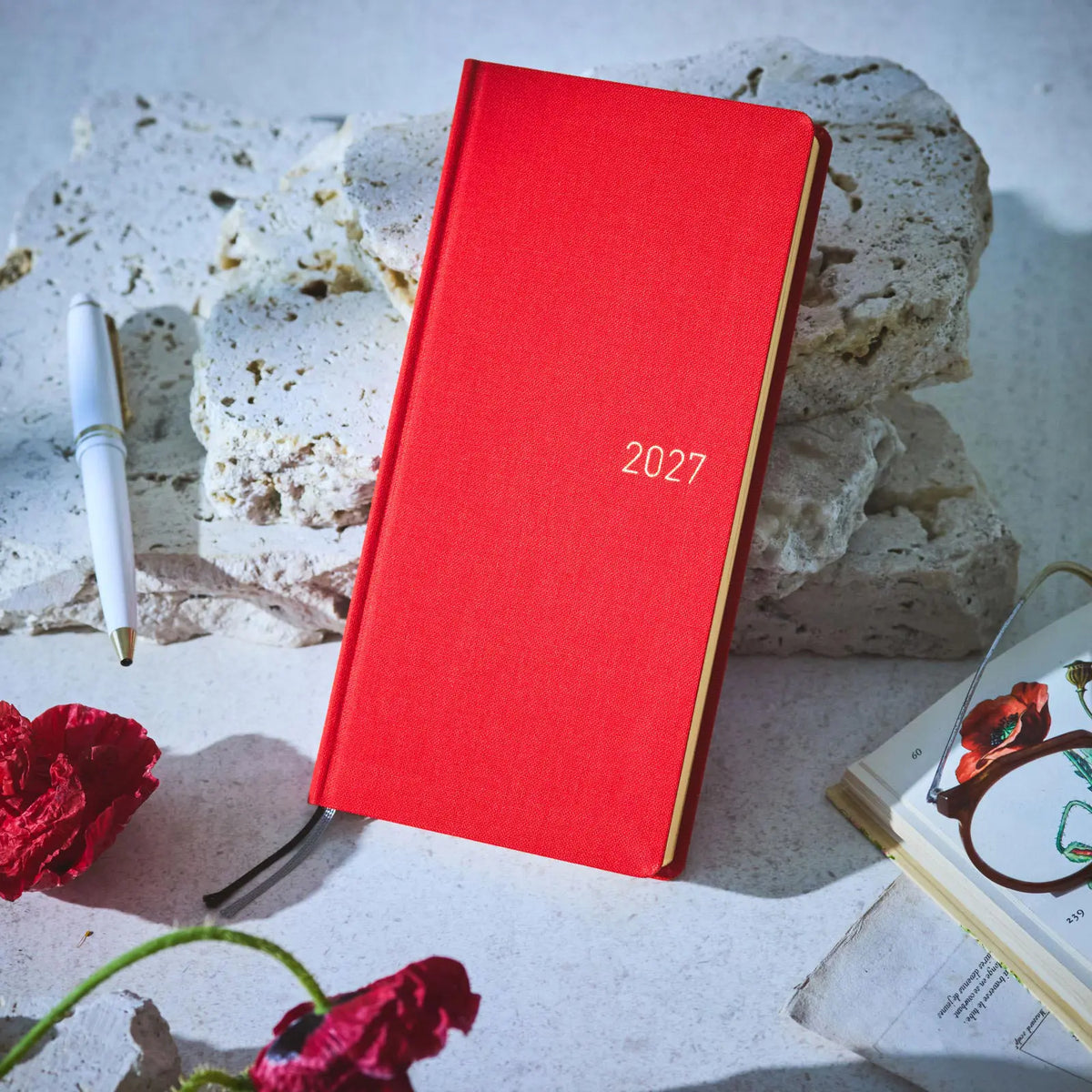 Agenda Colors — Poppy Red — Weeks Mega Hardcover Book — foto 1