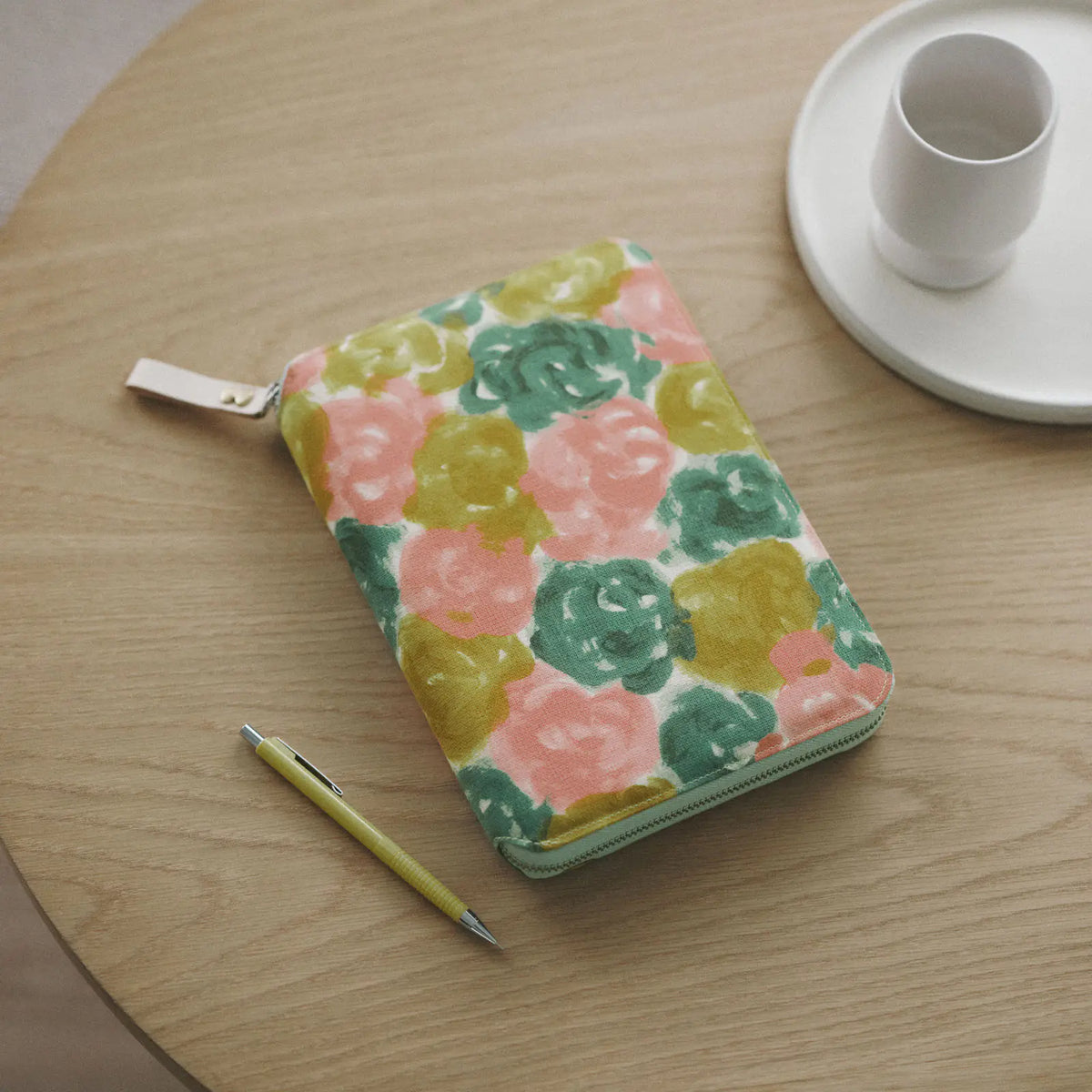 Cubierta para agenda minä perhonen — glass flower (Pink Mix) — A5 Cousin Size — foto 1