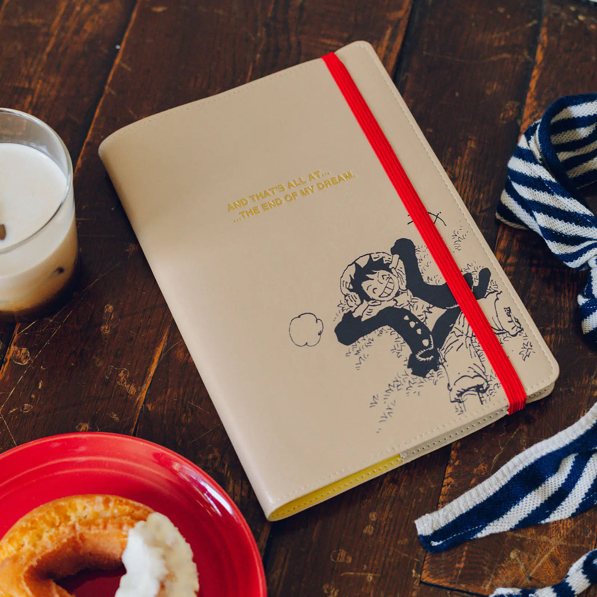 Cubierta para agenda ONE PIECE magazine — End of Luffy’s Dream (Sand Beige) — A5 Cousin Size — foto 1