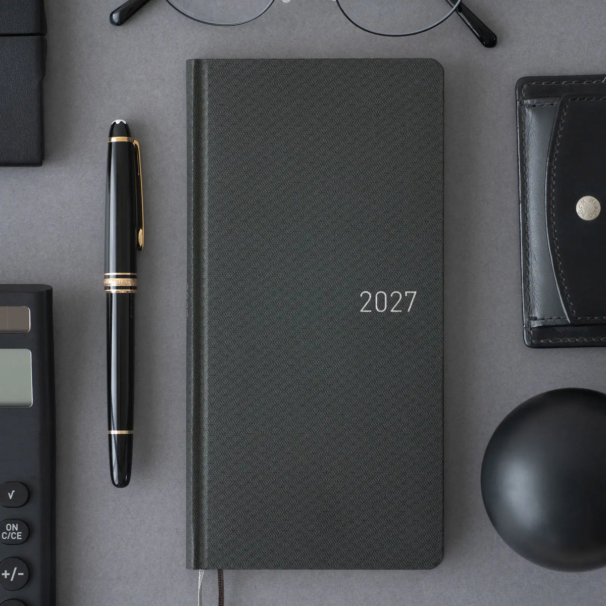 Agenda Paper Series — Black Argyle — Weeks Hardcover Book — foto 1